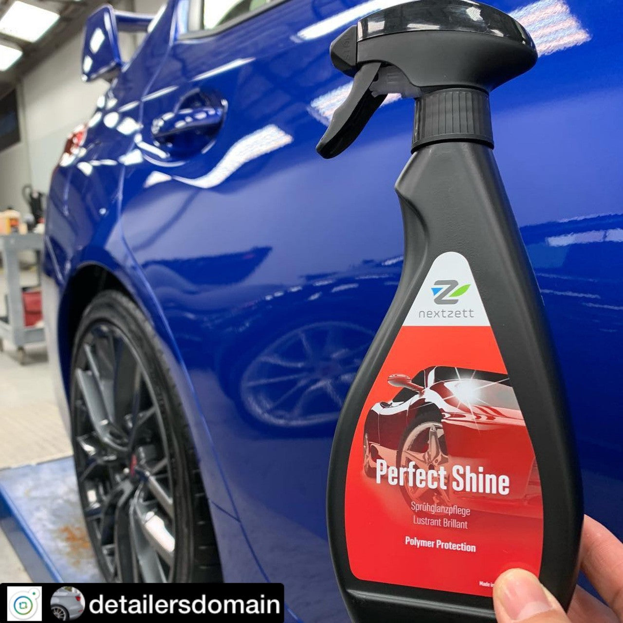 nextzett Perfect Shine Subaru STi WRX blue