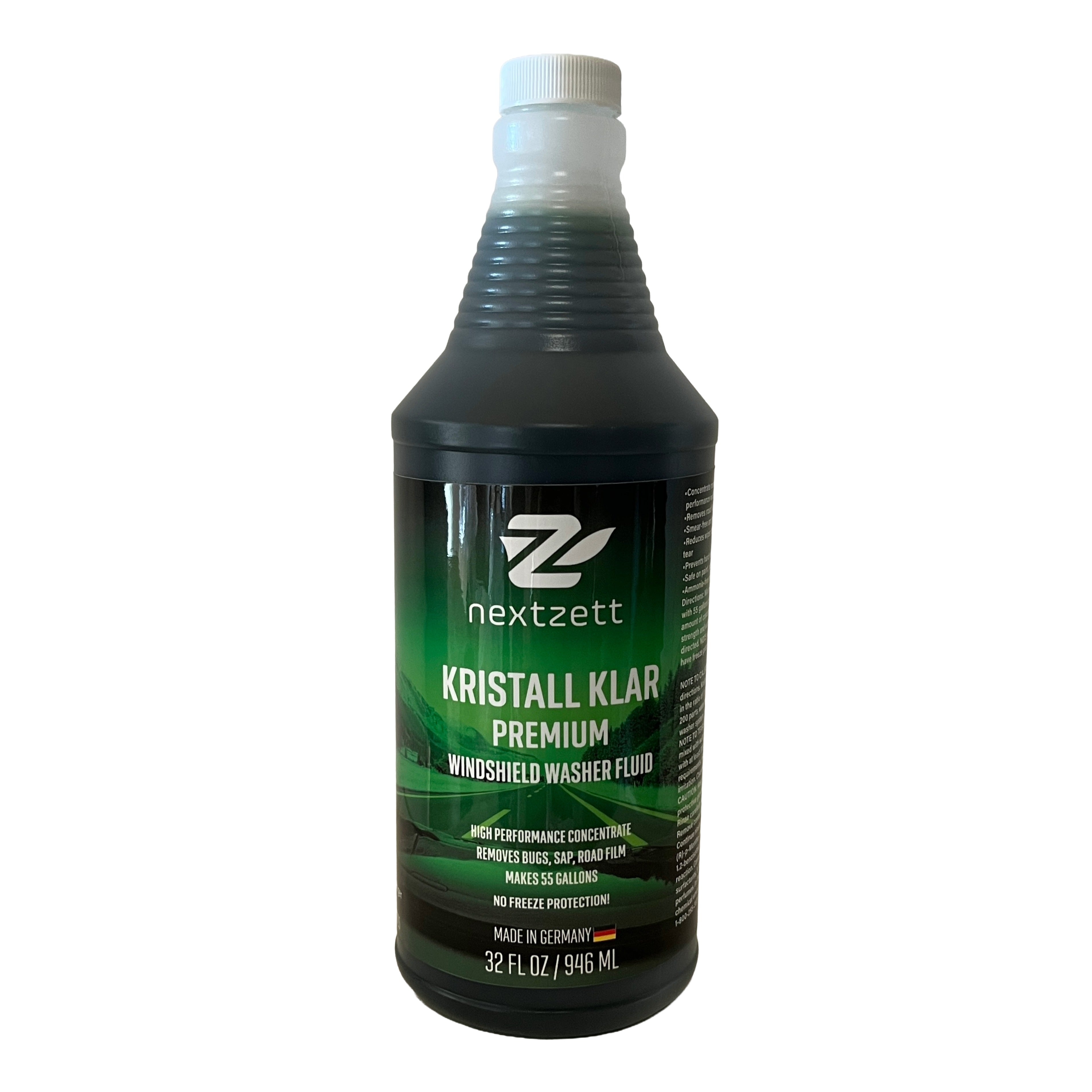 Kristall Klar Premium Washer Fluid Concentrate Makes 55 Gallons - 32 oz (946 ml)