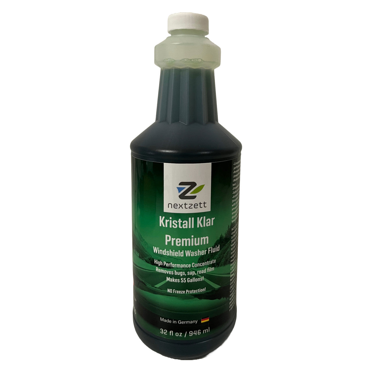 92102715 Kristall Klar Premium Windshield Washer fluid concentrate makes 55 gallons of high performance washer fluid for a streak-free windshield.