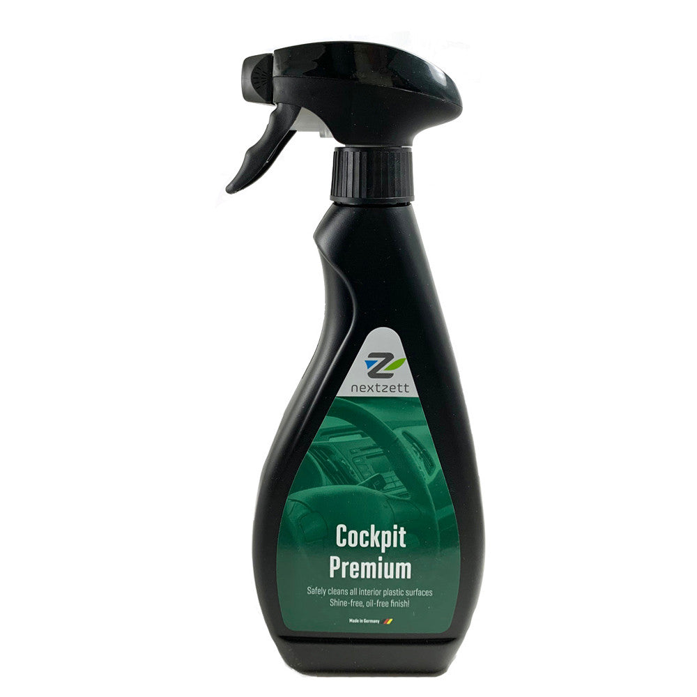 nextzett Cockpit Premium interior dashboard and trim cleaner bottle, no background
