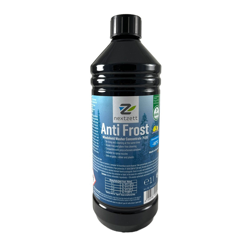 nextzett Anti Frost Windshield Washer Fluid Concentrate 33.8 oz (1 liter) with Anti-freeze