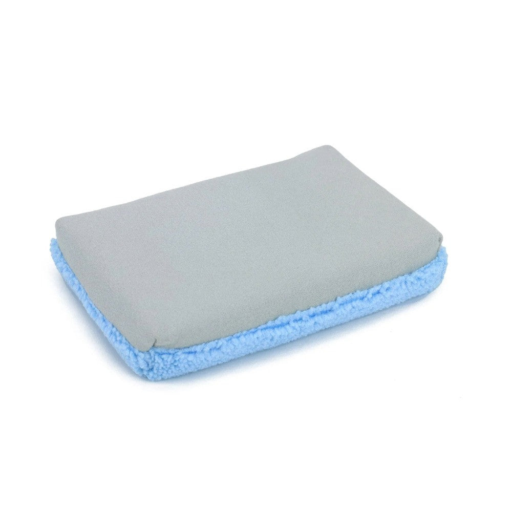 autofiber thin saver microfiber applicator sponge with suede