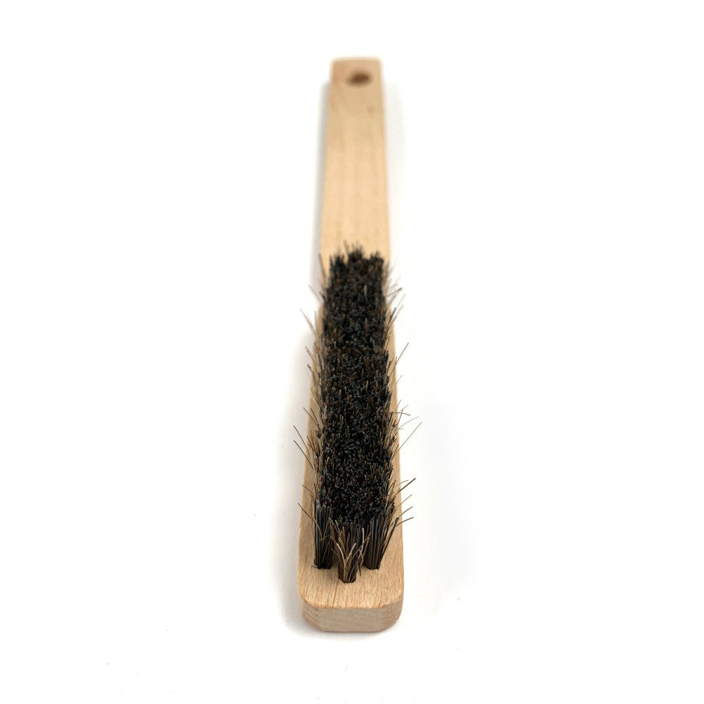 Leather Brush made with horse hair