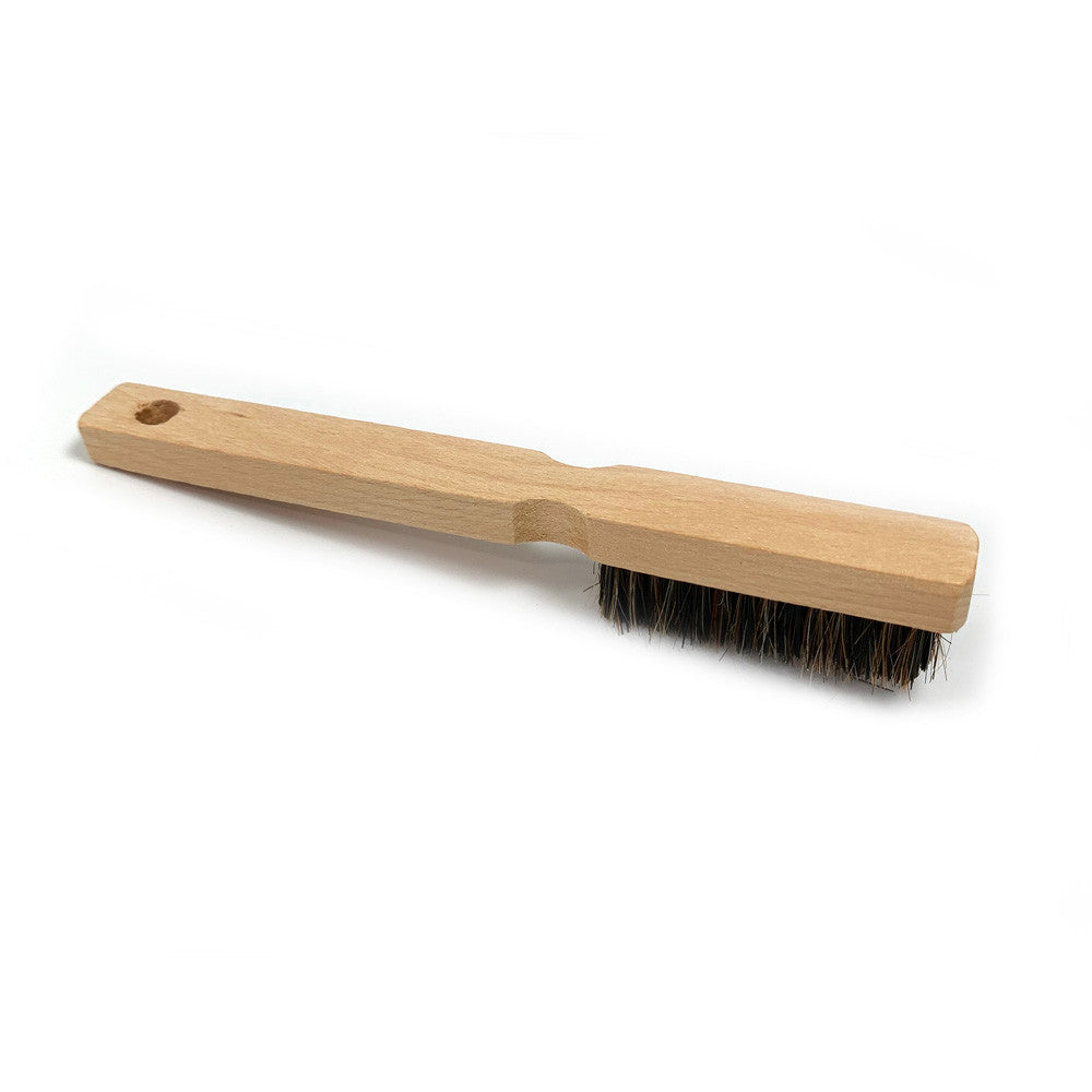 Leather Brush made with horse hair