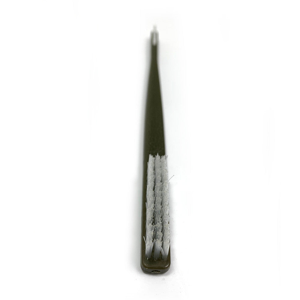 Dual end detail brush close up bristles