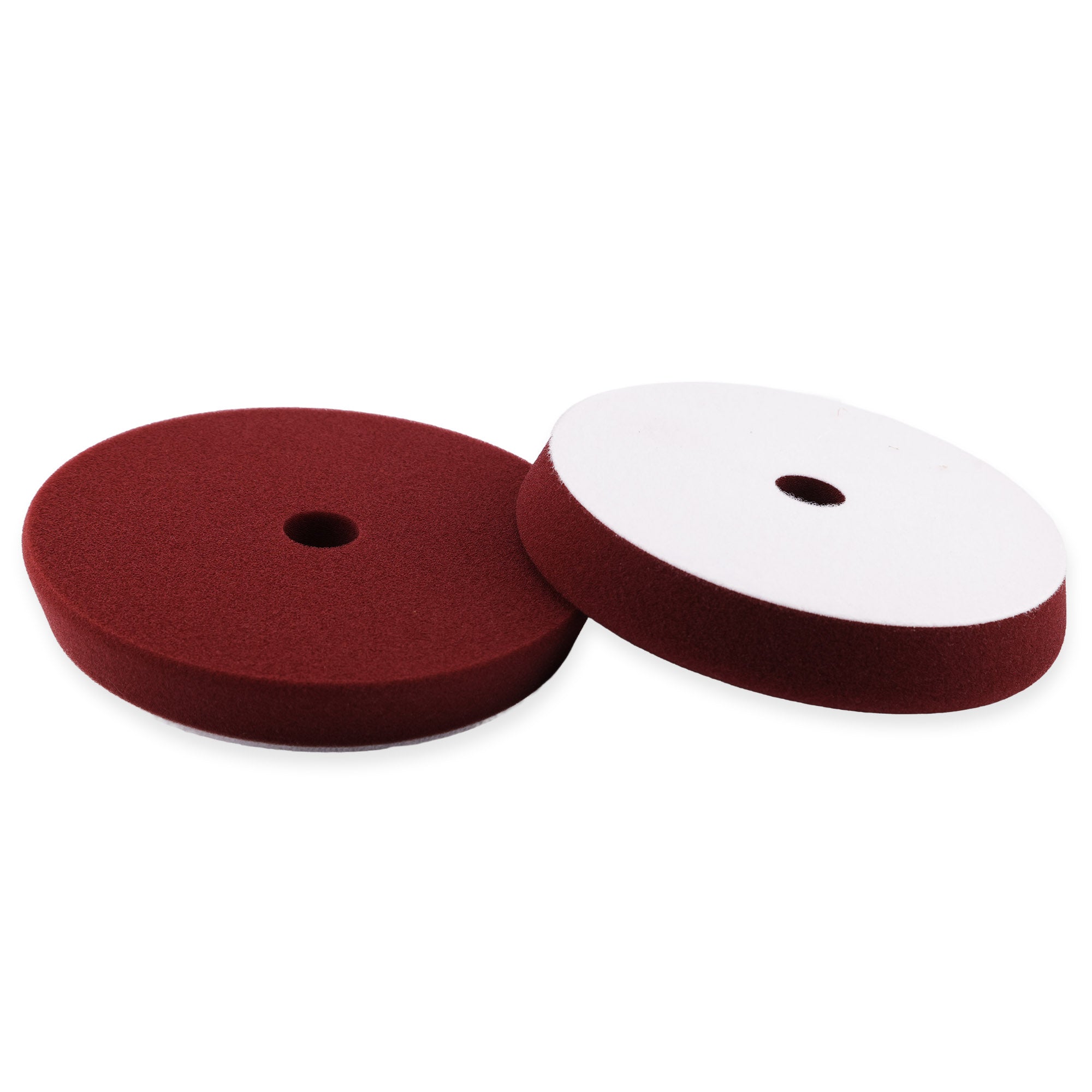 Almohadilla de espuma para pulir de corte medio HB Revolution - Granate 5.5 IN