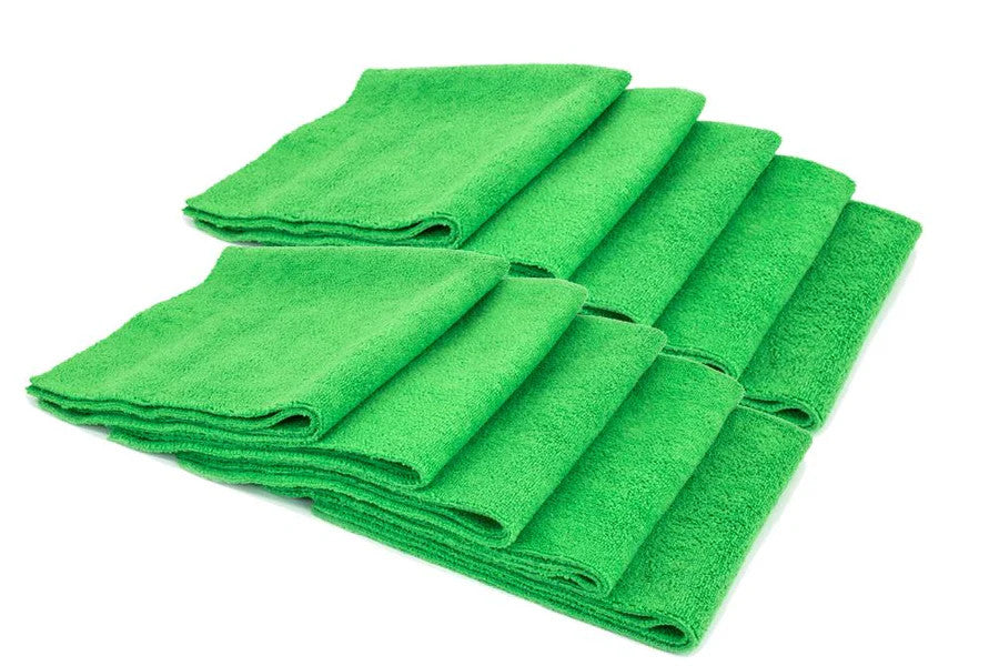 Autofiber Mr. Everything Microfiber Towel Green 10 Pack 390 GSM
