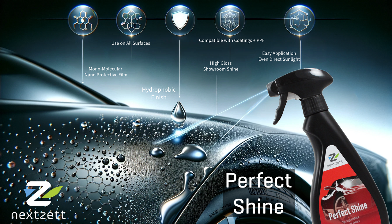 Perfect Shine Features and Benefits illustration