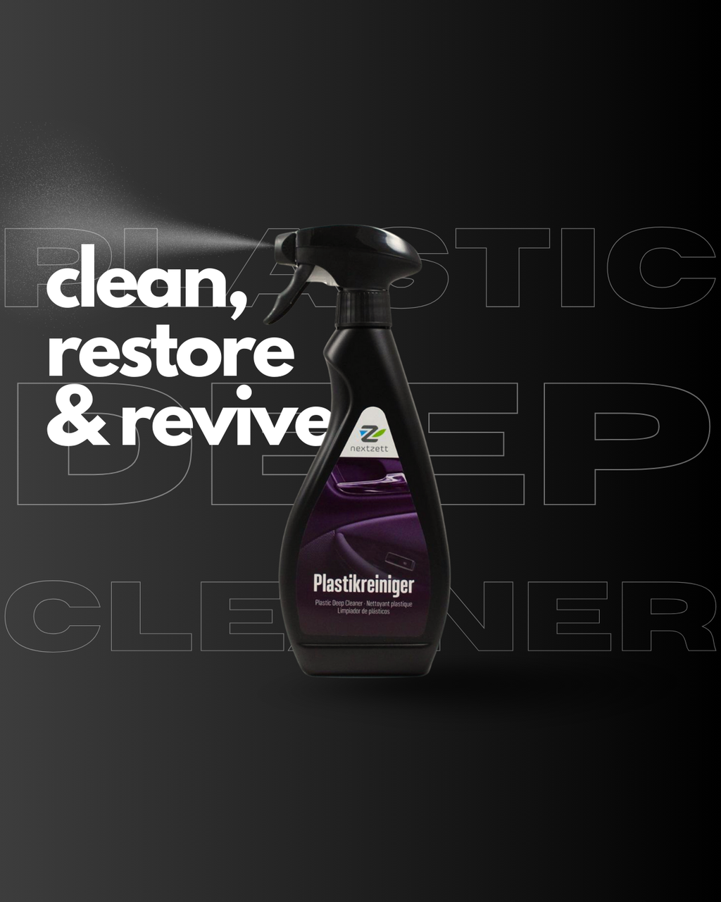 nextzett Plastic Deep Cleaner Heavy Duty Car Interior Cleaner