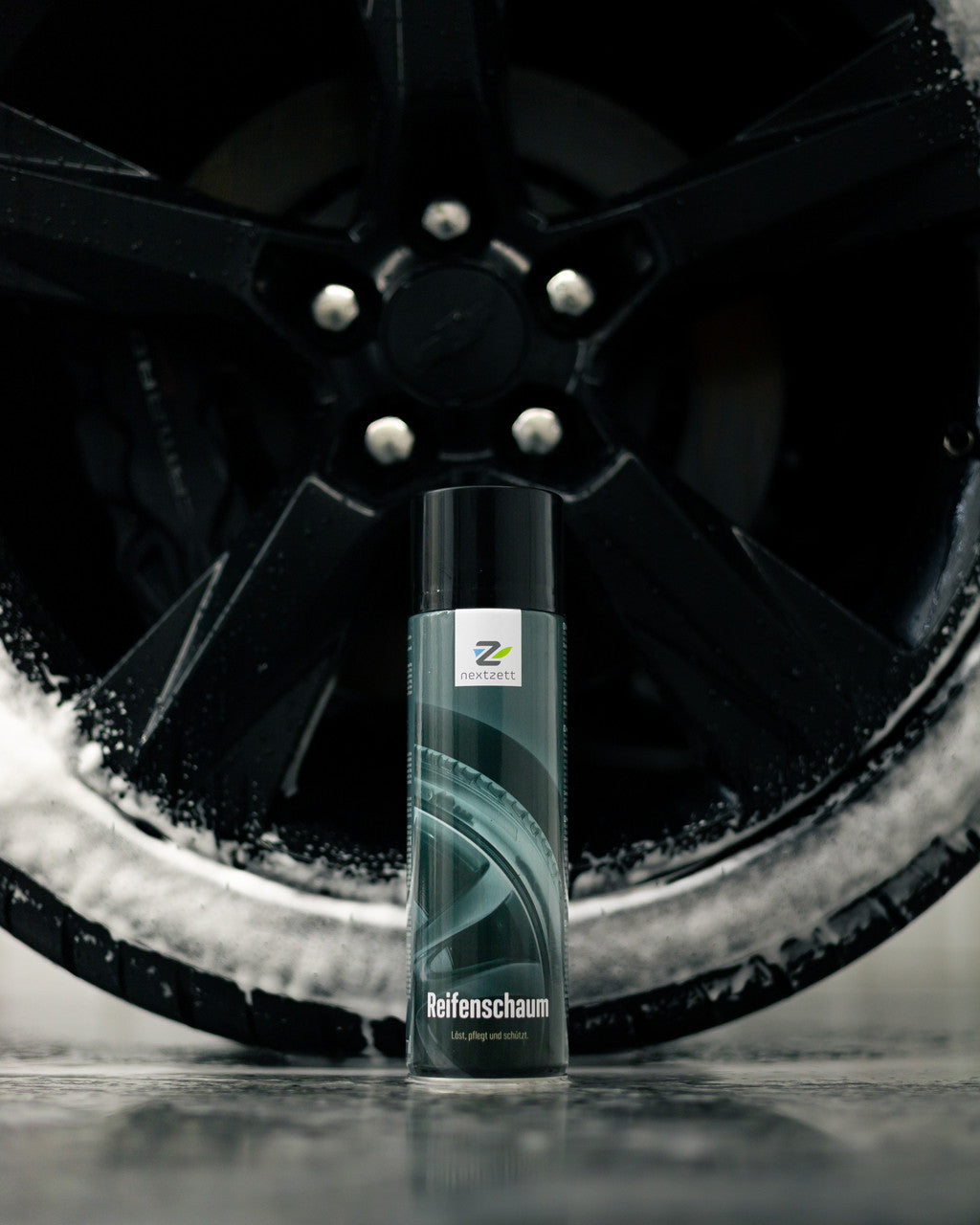 nextzett Tire Foam spray and walk away